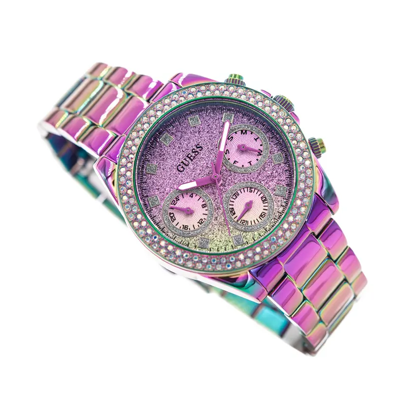 Guess Sol Multifunction Quartz Iridescent Dial Ladies Watch- GW0483L5